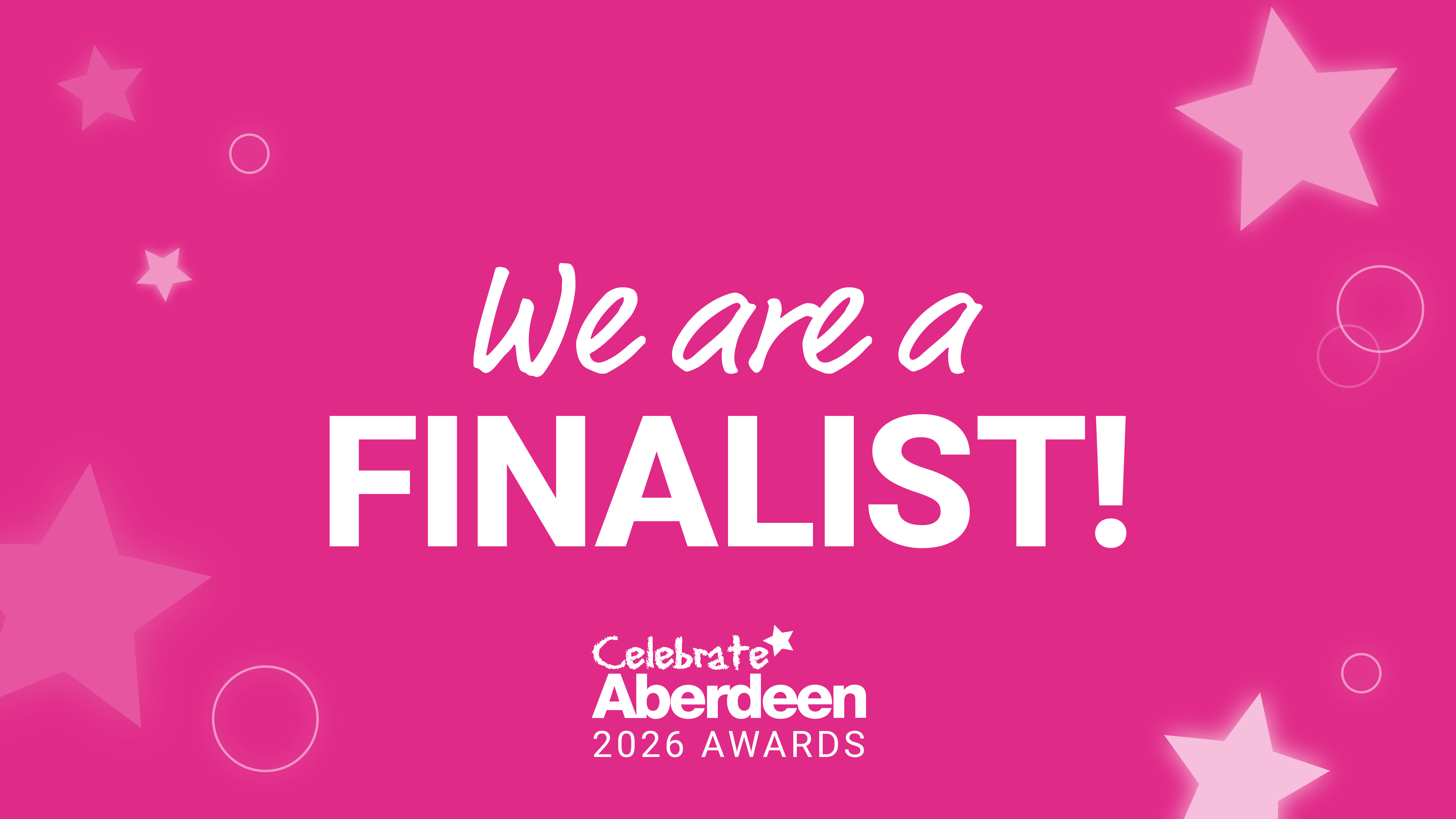 We are a finalist social assets X